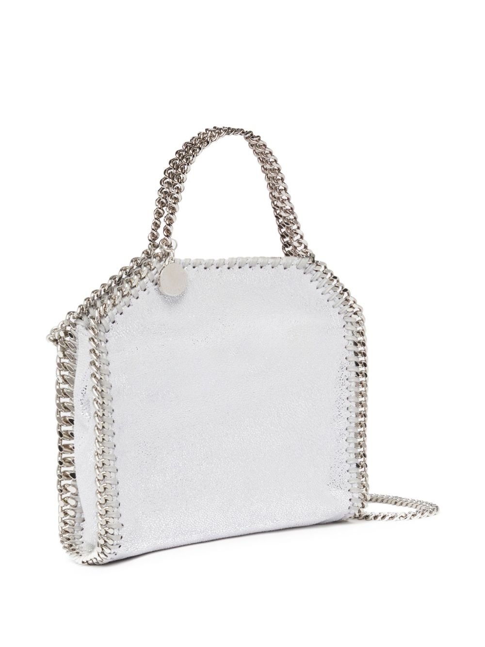 Stella McCartney Falabella Tiny Crossbody Bag Silver