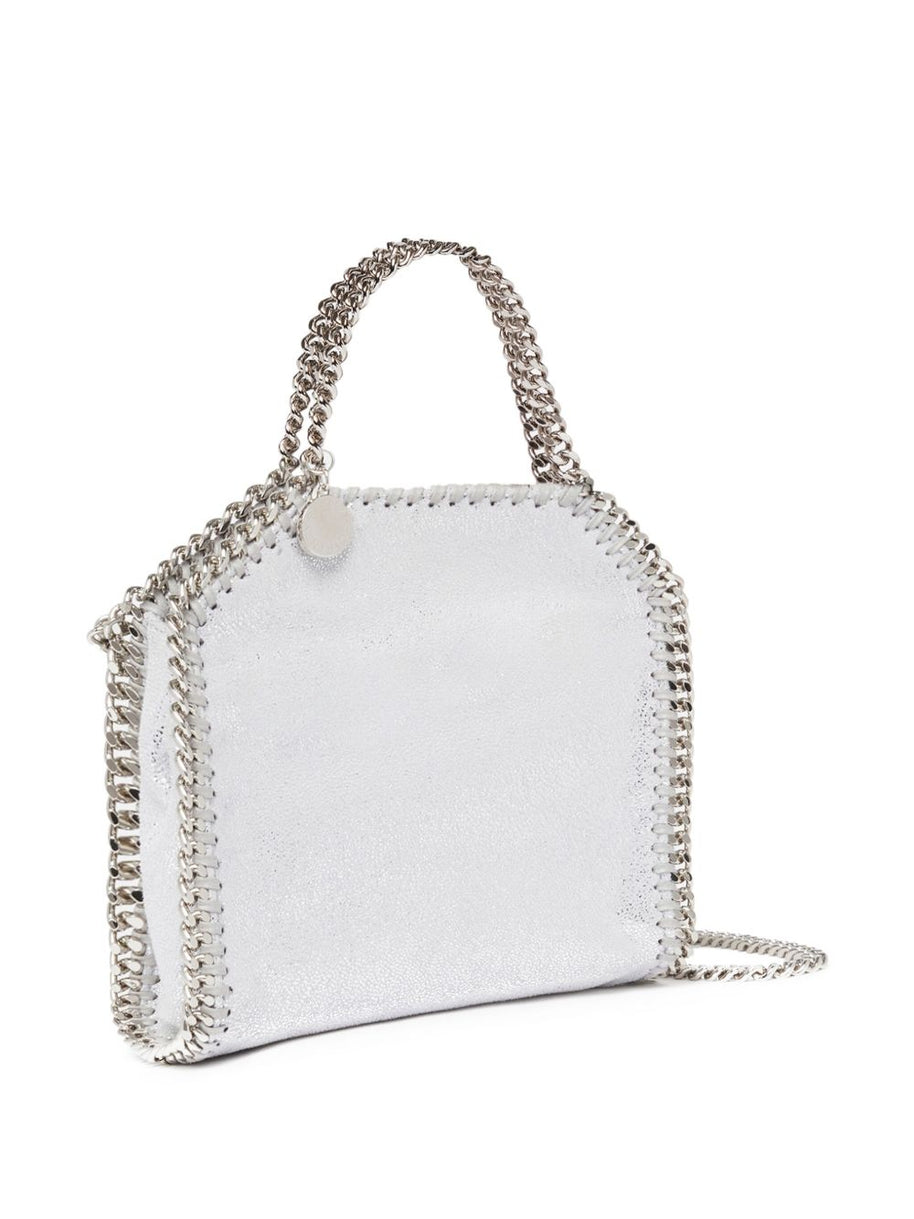 Stella McCartney Falabella Tiny Crossbody Bag Silver