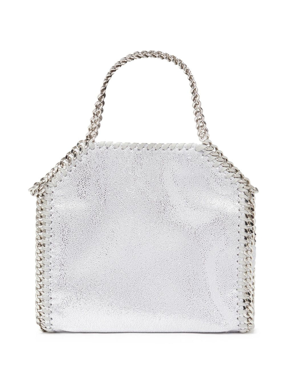 Stella McCartney Falabella Tiny Crossbody Bag Silver