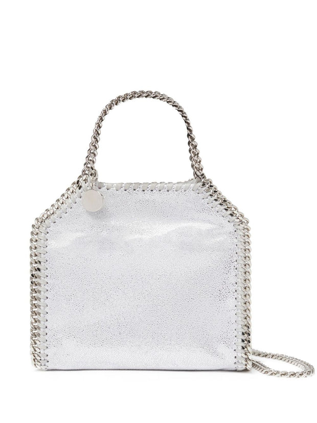 Stella McCartney Falabella Tiny Crossbody Bag Silver