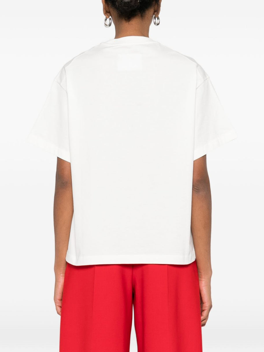 Jil Sander Logo Cotton T-shirt White