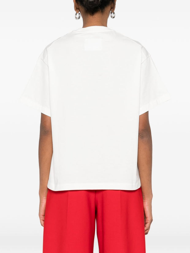 Jil Sander Logo Cotton T-shirt White
