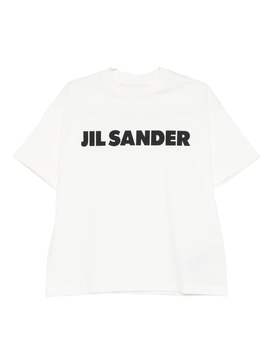 Jil Sander Logo Cotton T-shirt White