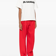 Jil Sander Logo Cotton T-shirt White