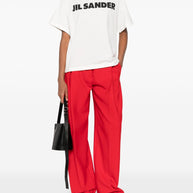 Jil Sander Logo Cotton T-shirt White