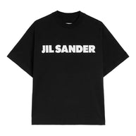 Jil Sander Logo Cotton T-shirt Black