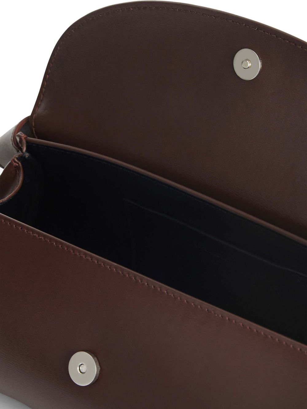 Jil Sander Cannolo Small Leather Shoulder Bag Brown