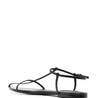 Jil Sander Leather Sandals Black