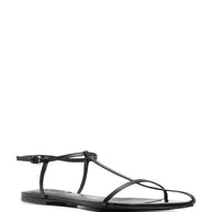 Jil Sander Leather Sandals Black