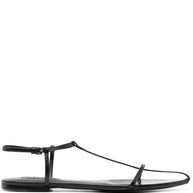 Jil Sander Leather Sandals Black