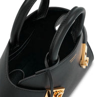 Ferragamo Hug Mini Leather Handbag Black