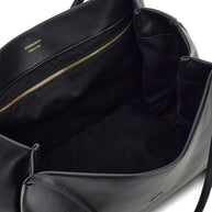 Ferragamo Medium Leather Shoulder Bag Black