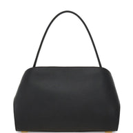 Ferragamo Hug Small Leather Tote Black