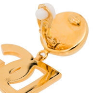 Dolce & Gabbana DG Logo Earrings Golden
