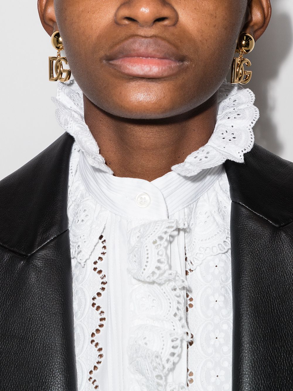 Dolce & Gabbana DG Logo Earrings Golden