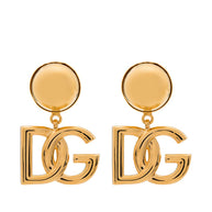 Dolce & Gabbana DG Logo Earrings Golden