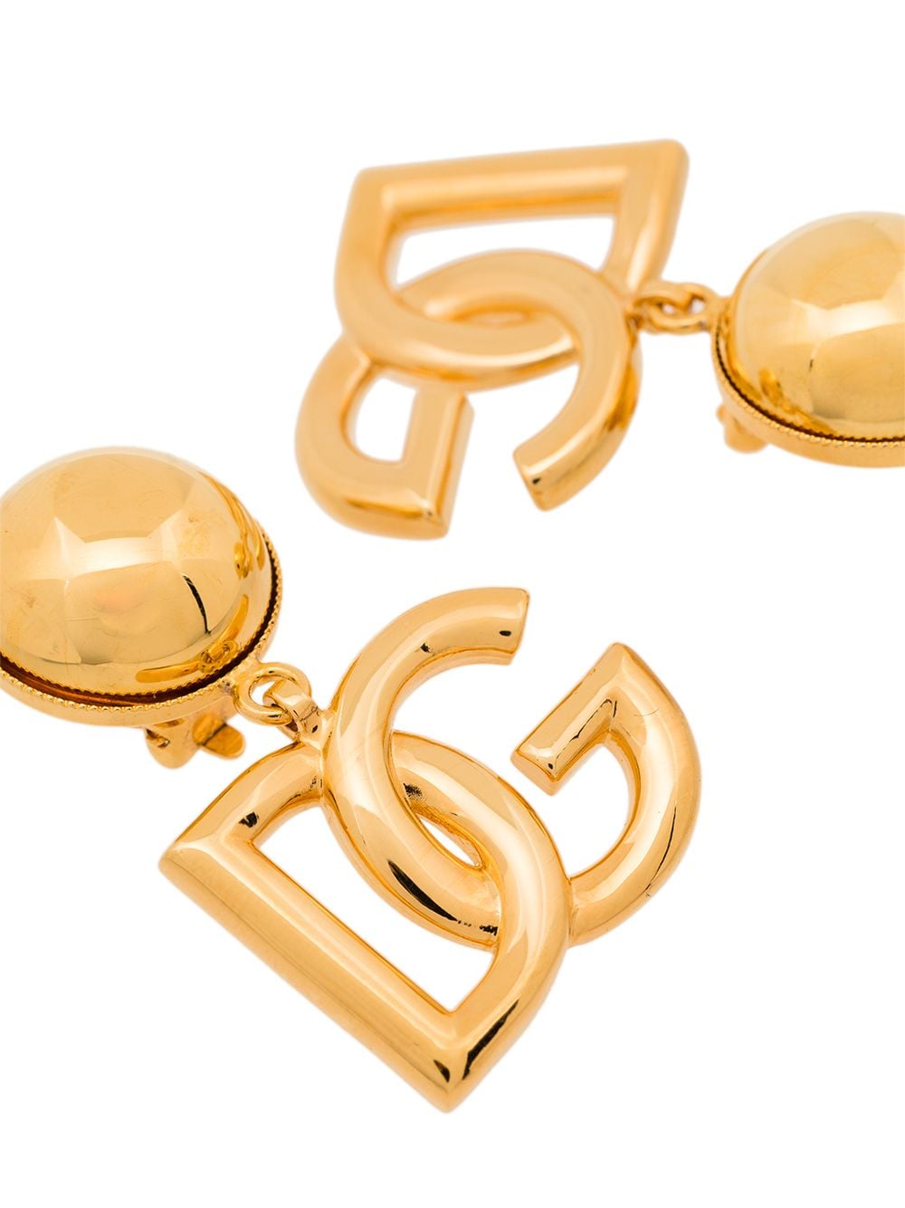 Dolce & Gabbana DG Logo Earrings Golden