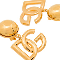 Dolce & Gabbana DG Logo Earrings Golden