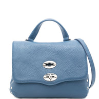 Zanellato Postina Daily Baby Leather Handbag Blue