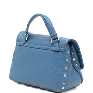 Zanellato Postina Daily Baby Leather Handbag Blue