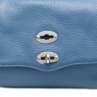 Zanellato Postina Daily Baby Leather Handbag Blue