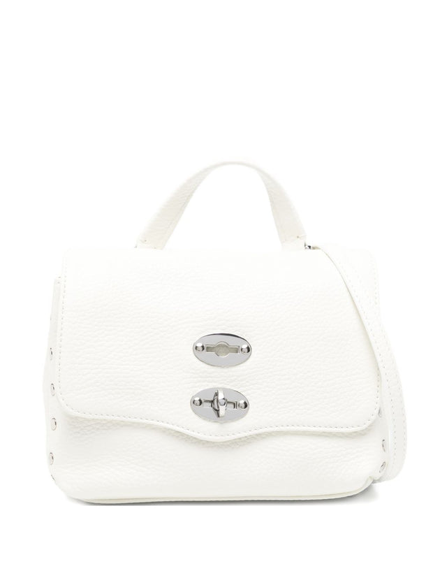 Zanellato Postina Daily Baby Leather Handbag White