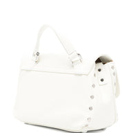 Zanellato Postina Daily Baby Leather Handbag White