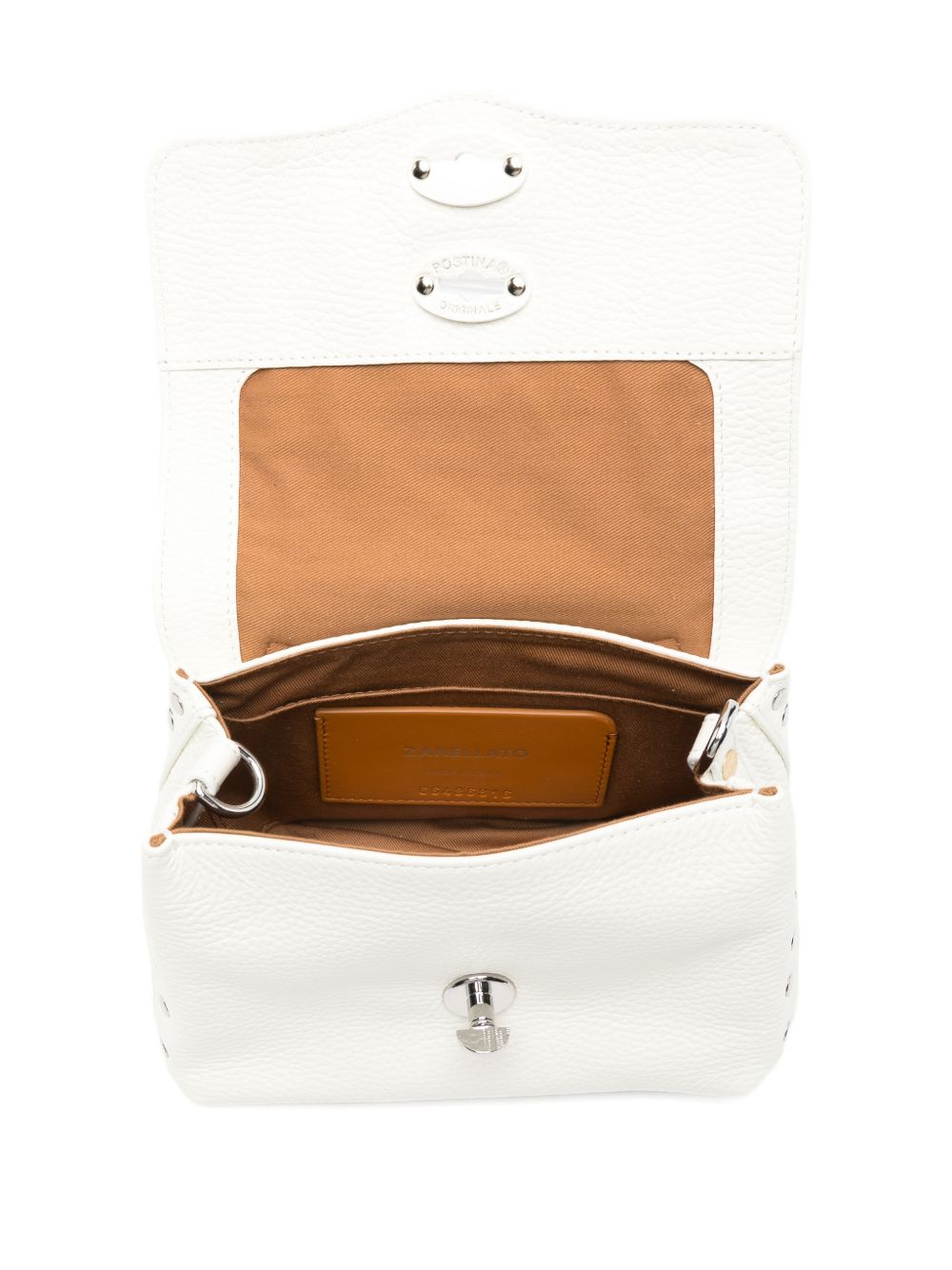 Zanellato Postina Daily Baby Leather Handbag White