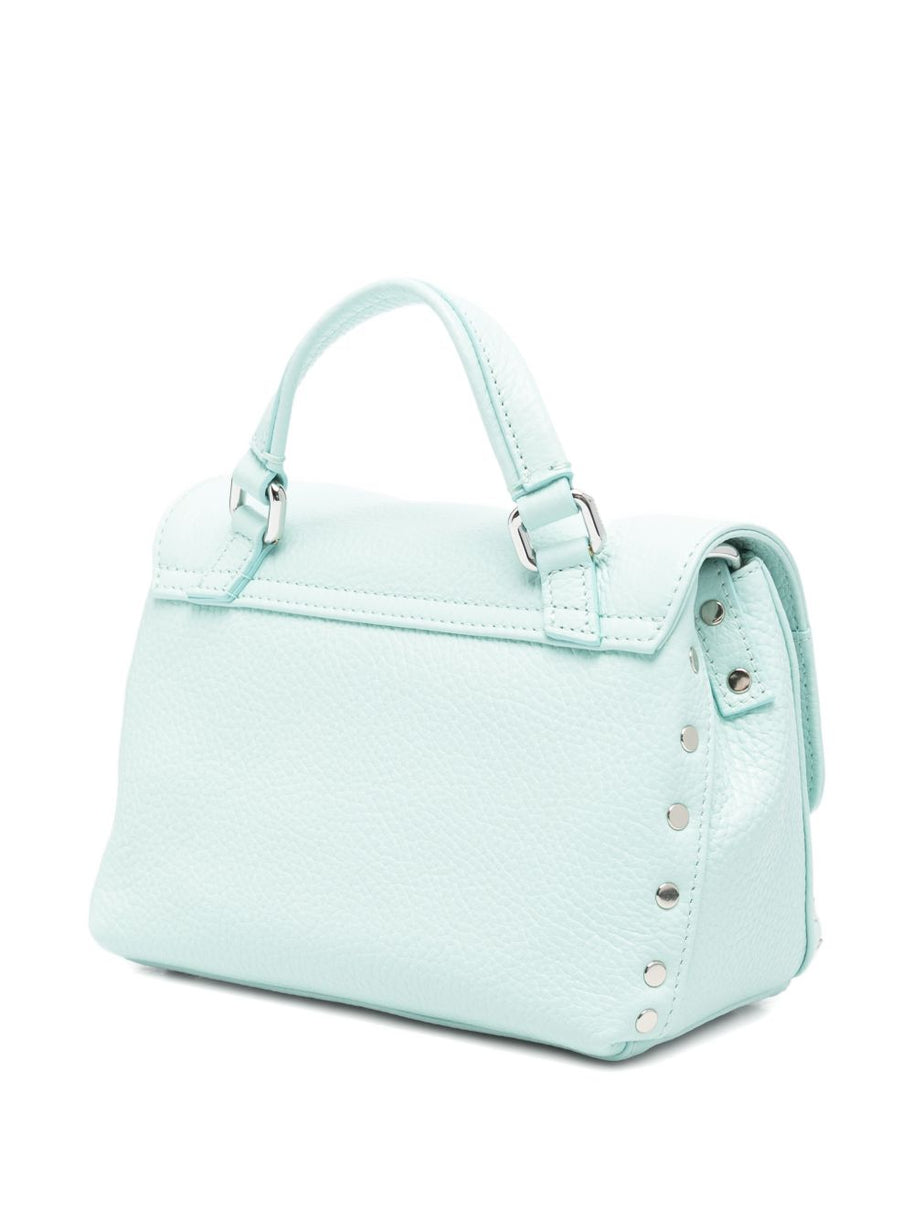 Zanellato Postina Daily Baby Leather Handbag Blue