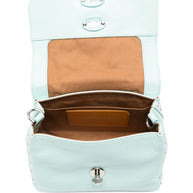 Zanellato Postina Daily Baby Leather Handbag Blue