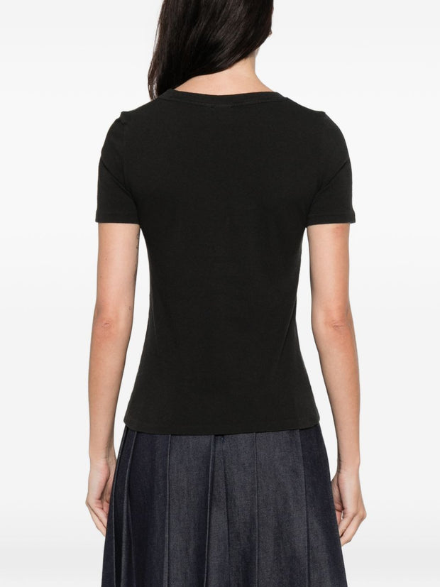 Chloé Printed Cotton T-shirt Black