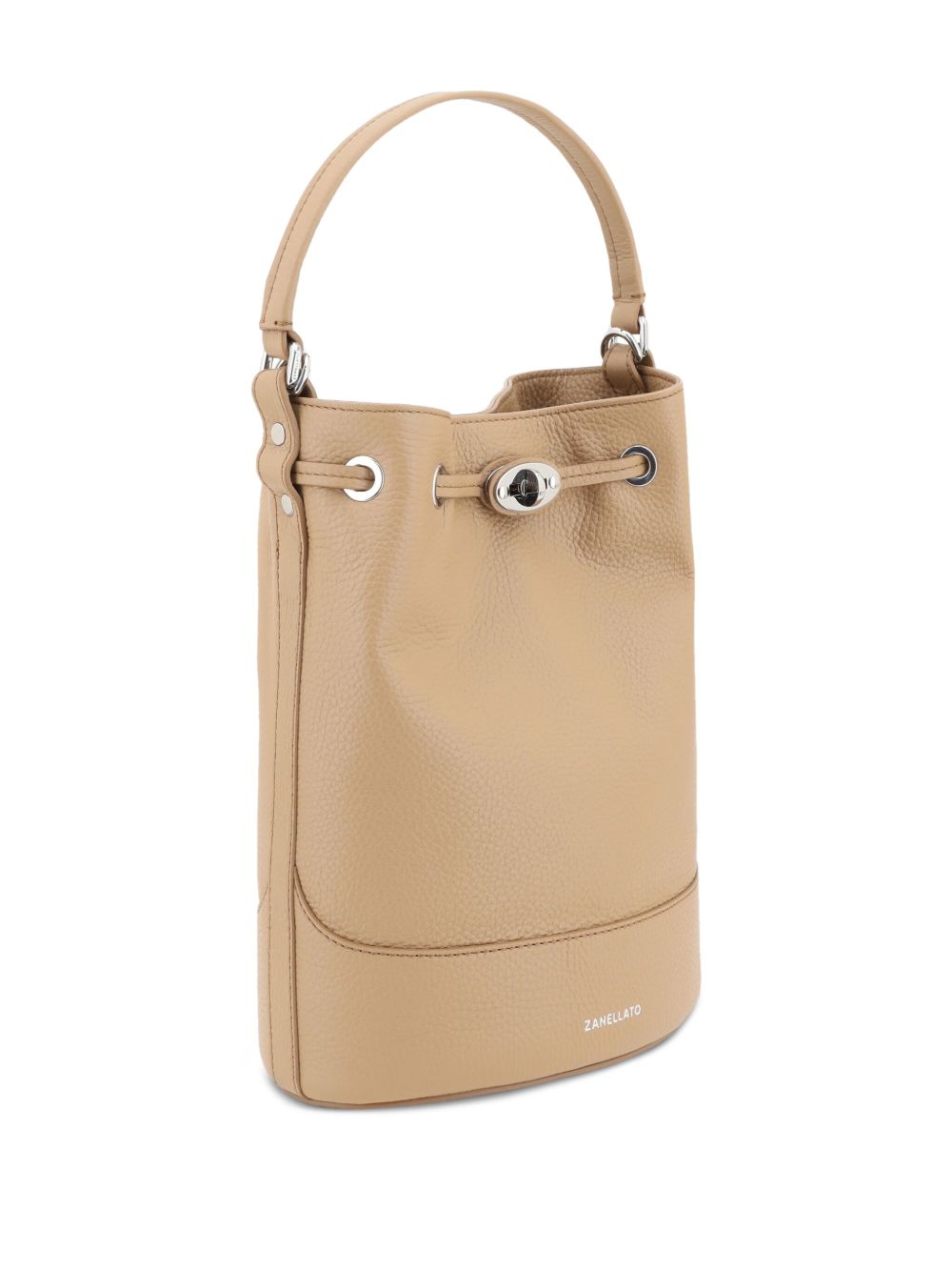 Zanellato Monda' Daily Small Leather Bucket Bag