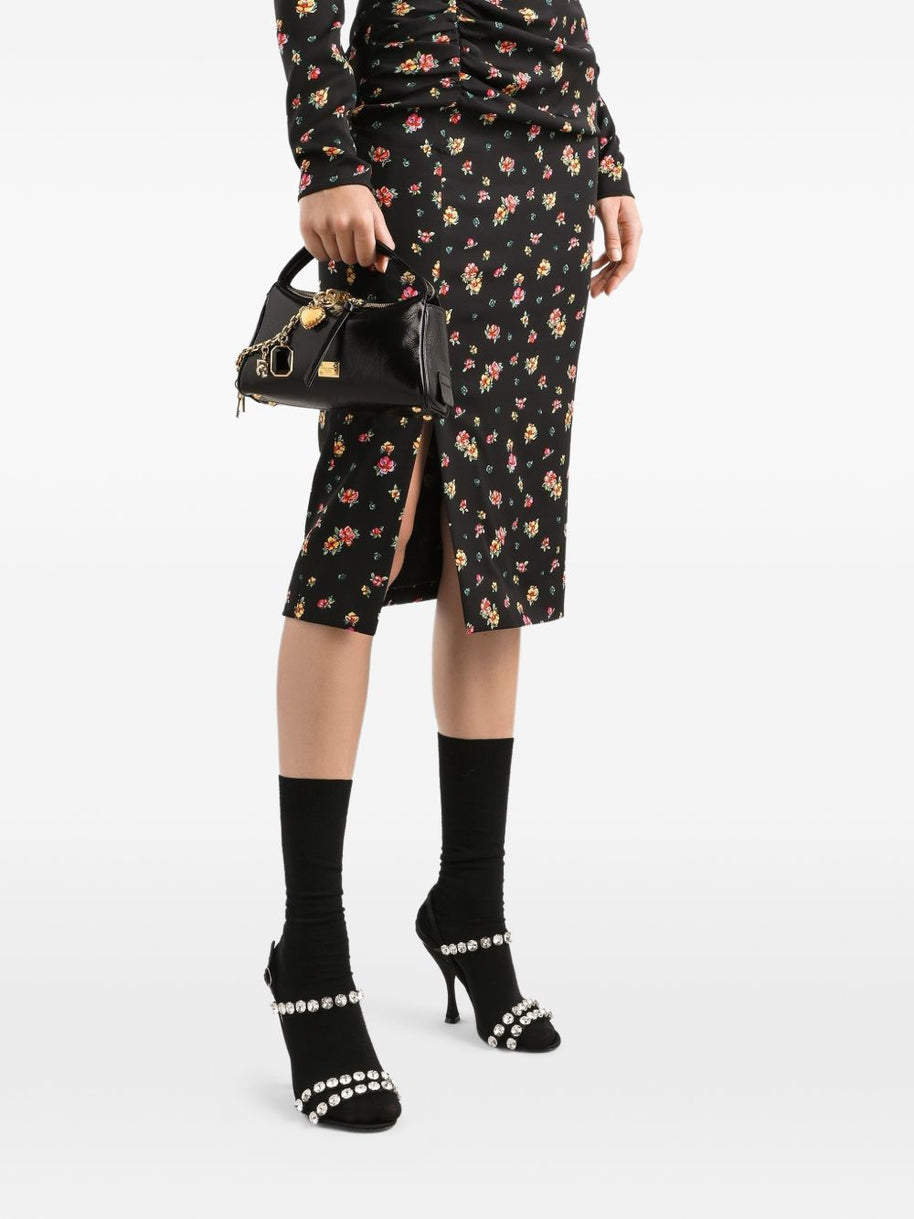 Dolce & Gabbana Charm Detail Handbag Black