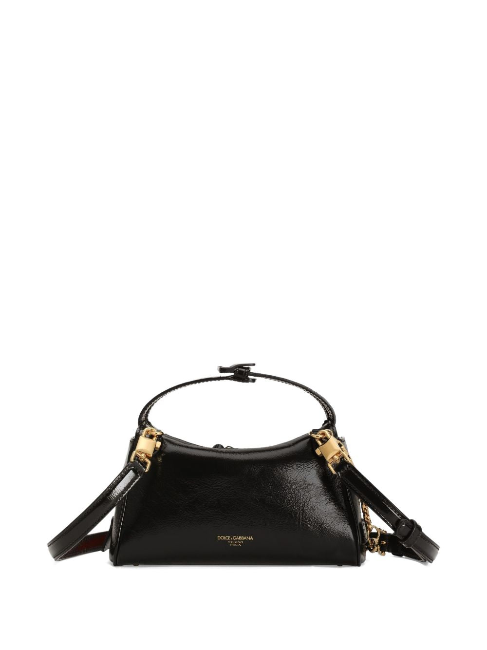 Dolce & Gabbana Charm Detail Handbag Black