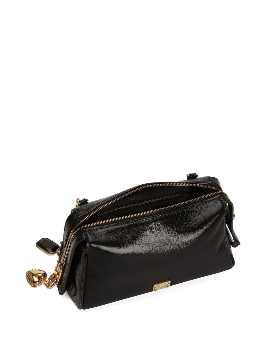 Dolce & Gabbana Charm Detail Handbag Black