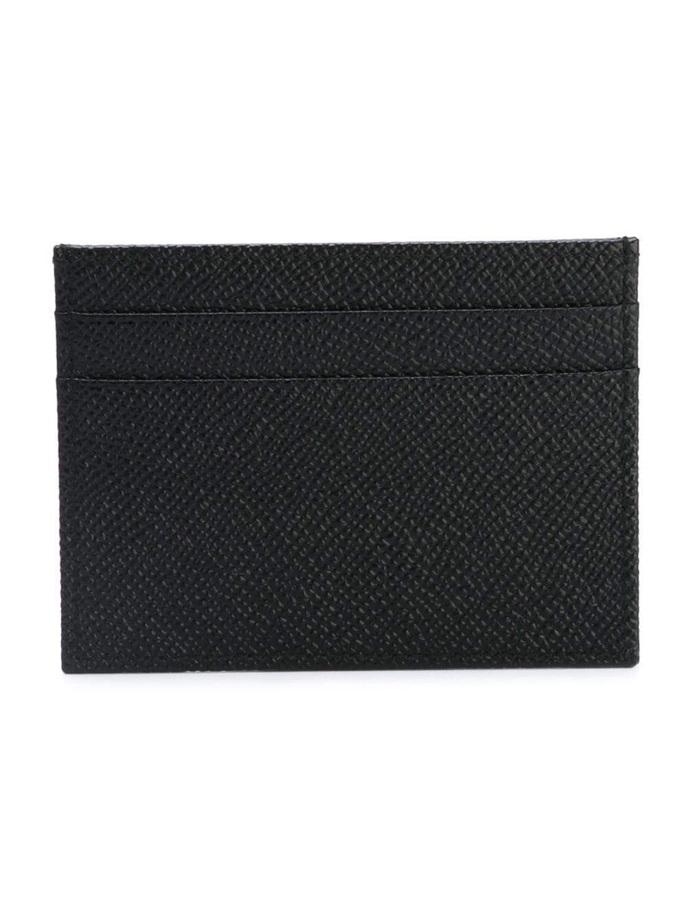 Dolce & Gabbana Leather Credit Card Case Black