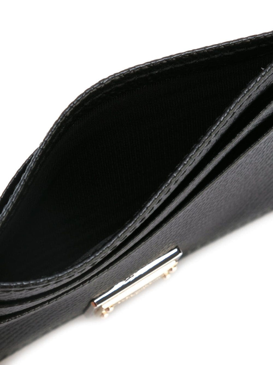 Dolce & Gabbana Leather Credit Card Case Black