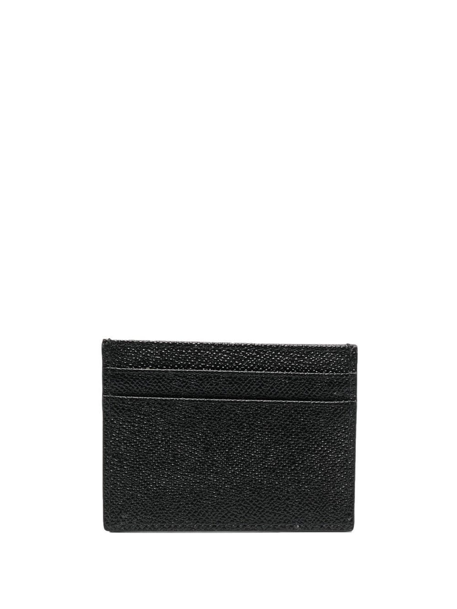 Dolce & Gabbana Leather Credit Card Case Black