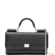 Dolce & Gabbana Leather Mini Handbag Black