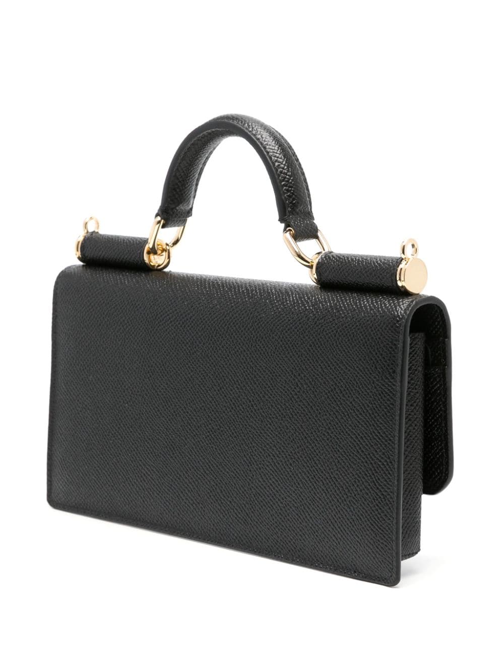 Dolce & Gabbana Leather Mini Handbag Black