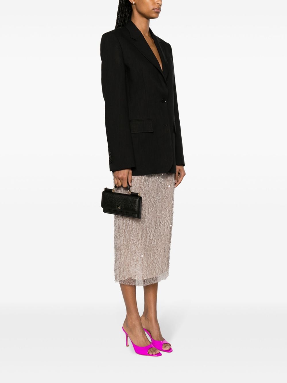 Dolce & Gabbana Leather Mini Handbag Black