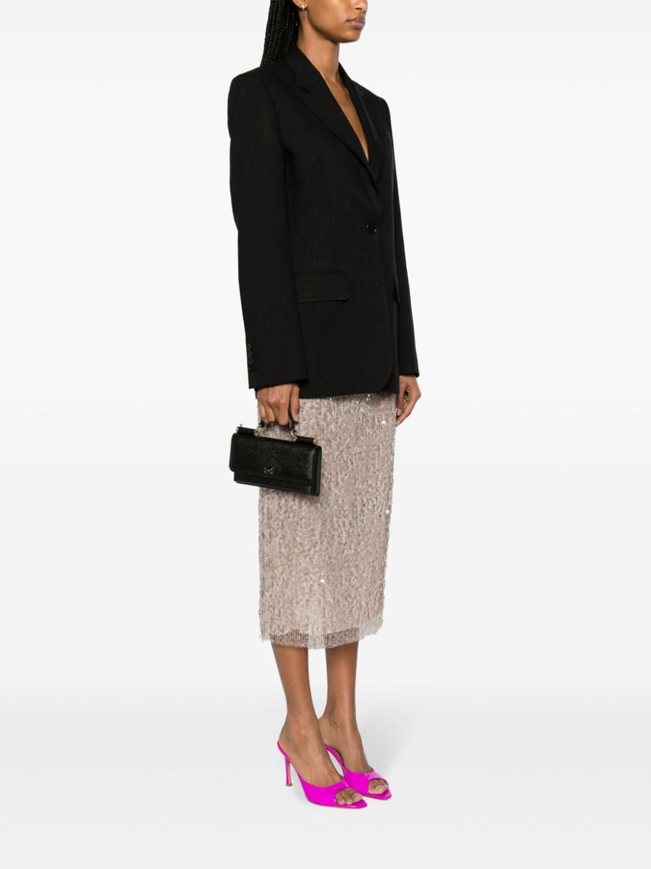 Dolce & Gabbana Leather Mini Handbag Black