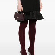 Dolce & Gabbana Leather Mini Bag Bordeaux