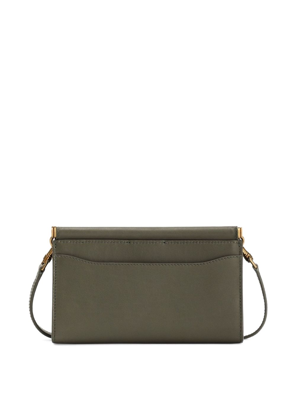 Dolce & Gabbana Leather Phone Bag Green