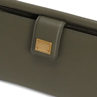 Dolce & Gabbana Leather Phone Bag Green