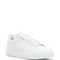 Dolce & Gabbana Portofino Leather Sneakers White