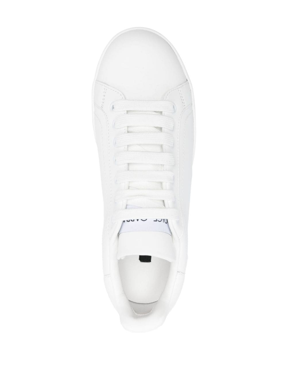 Dolce & Gabbana Portofino Leather Sneakers White