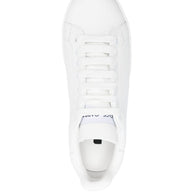 Dolce & Gabbana Portofino Leather Sneakers White