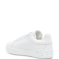 Dolce & Gabbana Portofino Leather Sneakers White