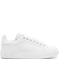 Dolce & Gabbana Portofino Leather Sneakers White